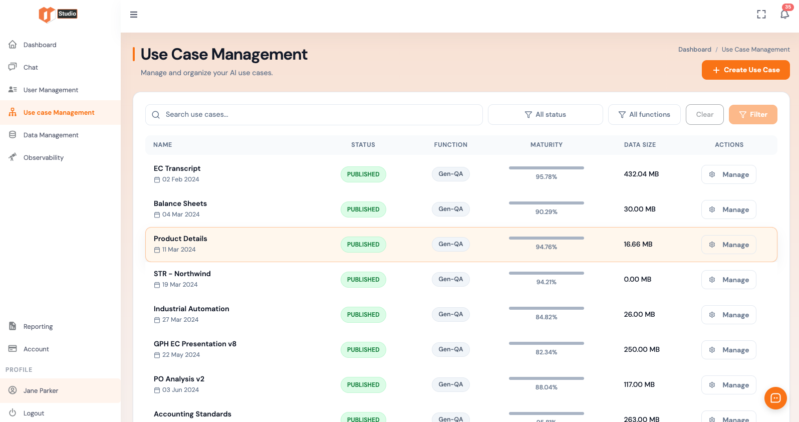 Use Case Management