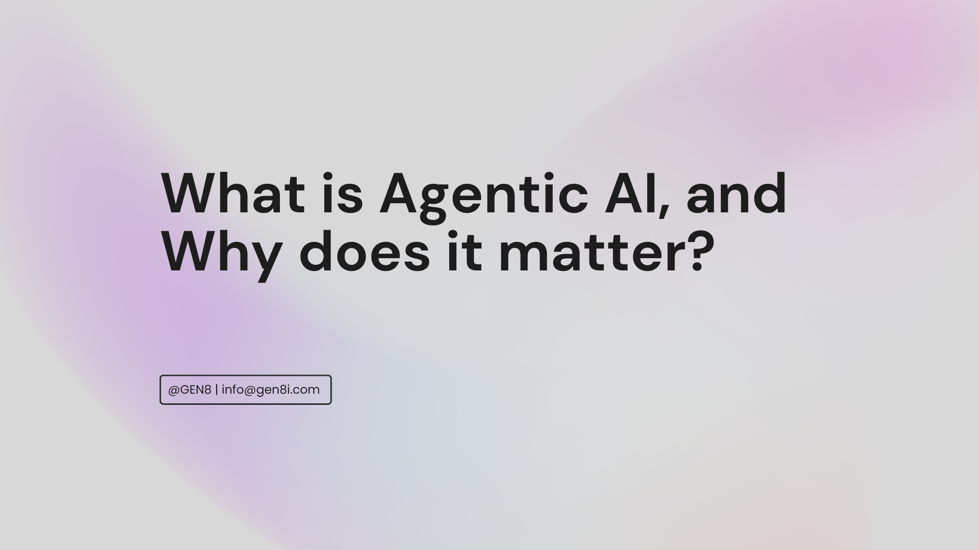 Agentic AI: Transforming Enterprise Decisions with Autonomous Agents 